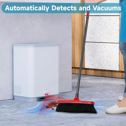 Touchless Vacuum Automatic Dustpan Cleaner Stationary Corded Canister Vacuum Cleaner with Dust Bag for Sweeping Hair Vacuum